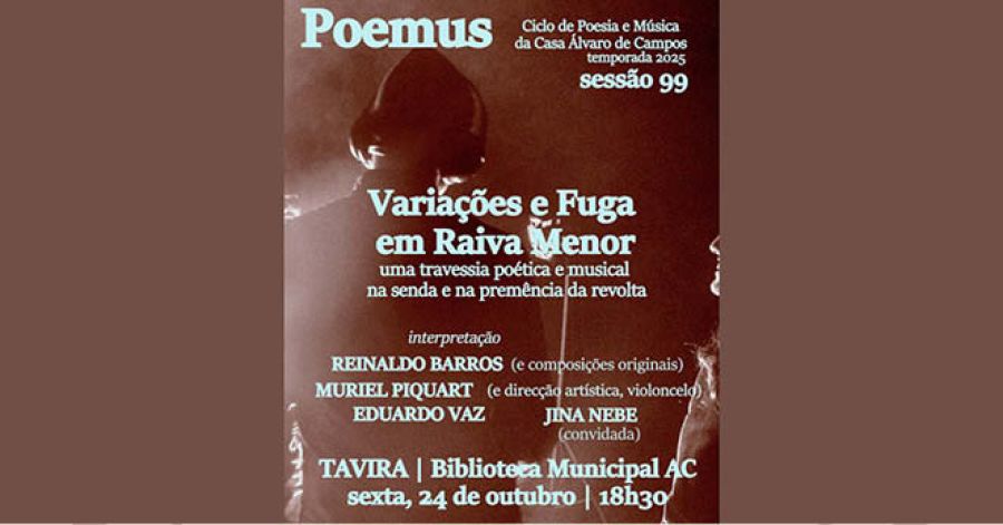 VARIAÇÕES E FUGA EM RAIVA MENOR / Poemus - sessão #99