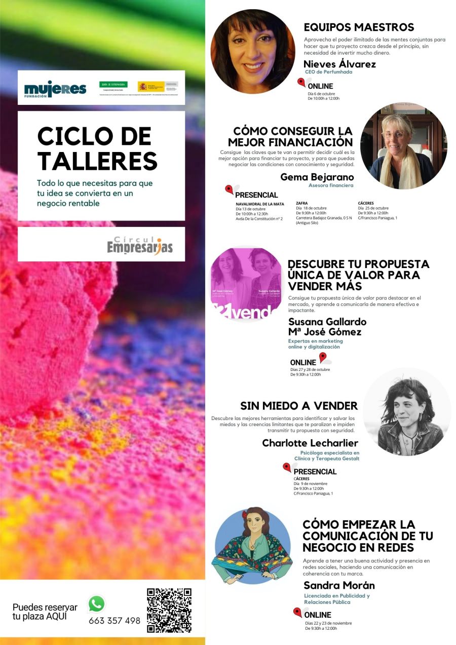 Ciclo de talleres gratuitos para convertir una idea en un negocio rentable