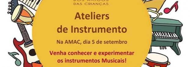 Atelier de Instrumentos Musicais, gratuito! - Escola de Música AMAC