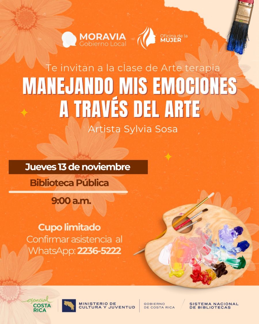 Clase de Arte terapia: 'MANEJANDO MIS EMOCIONES A TRAVES DEL ARTE' 