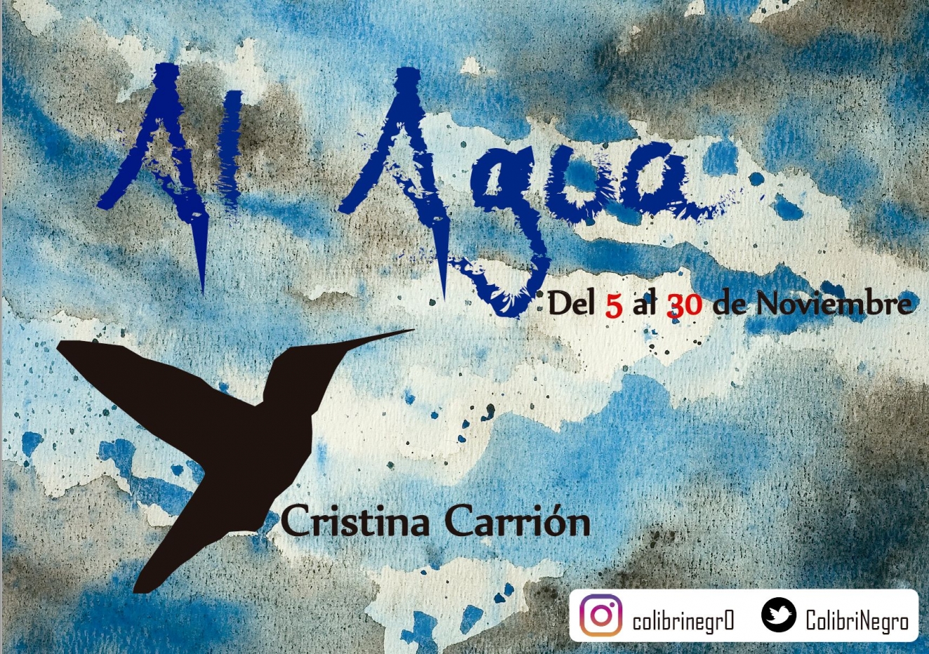 EXPOSICIÓN | AL AGUA de Cristina Carrion