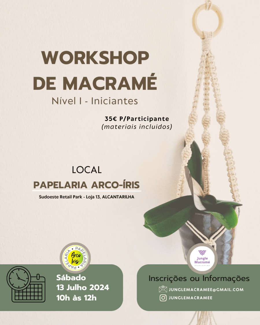 Workshop macramé - Iniciantes