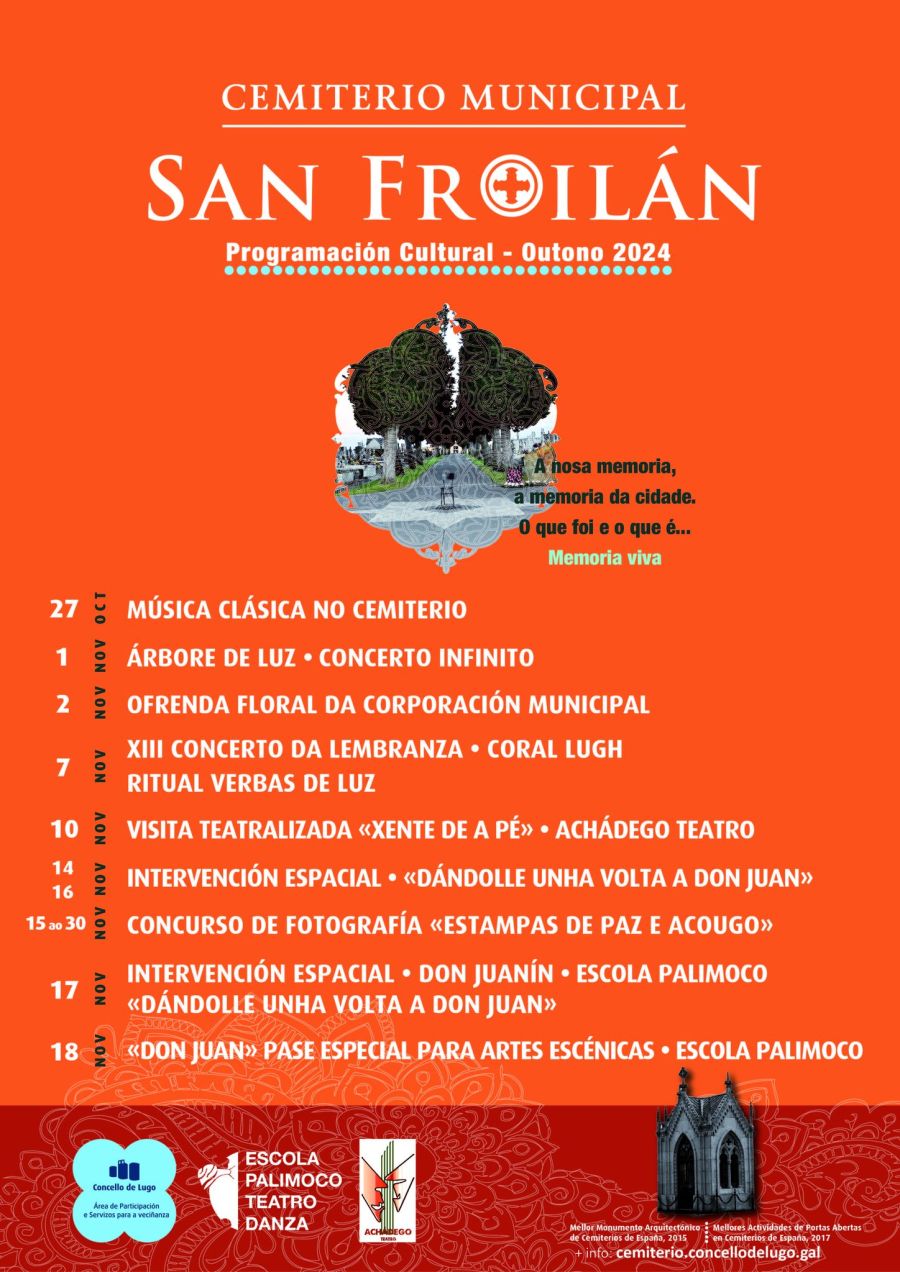 Programación Cultural no Cemiterio Municipal San Froilán