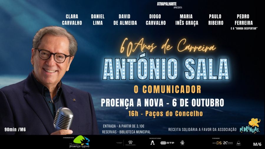 60 Anos de Carreira - António Sala, O Comunicador - Espetáculo Solidário