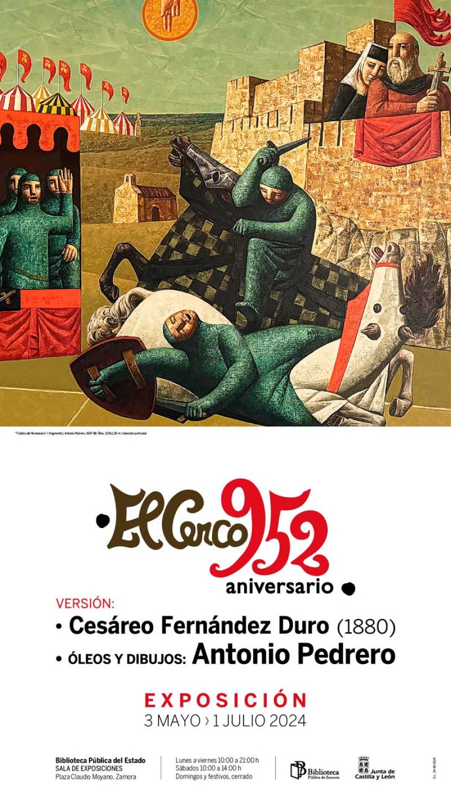 'El Cerco, 952 Aniversario'. Exposición de óleos y dibujos d...