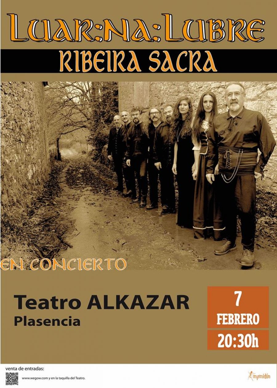  Luar Na Lubre en el Teatro Alkázar de Plasencia 