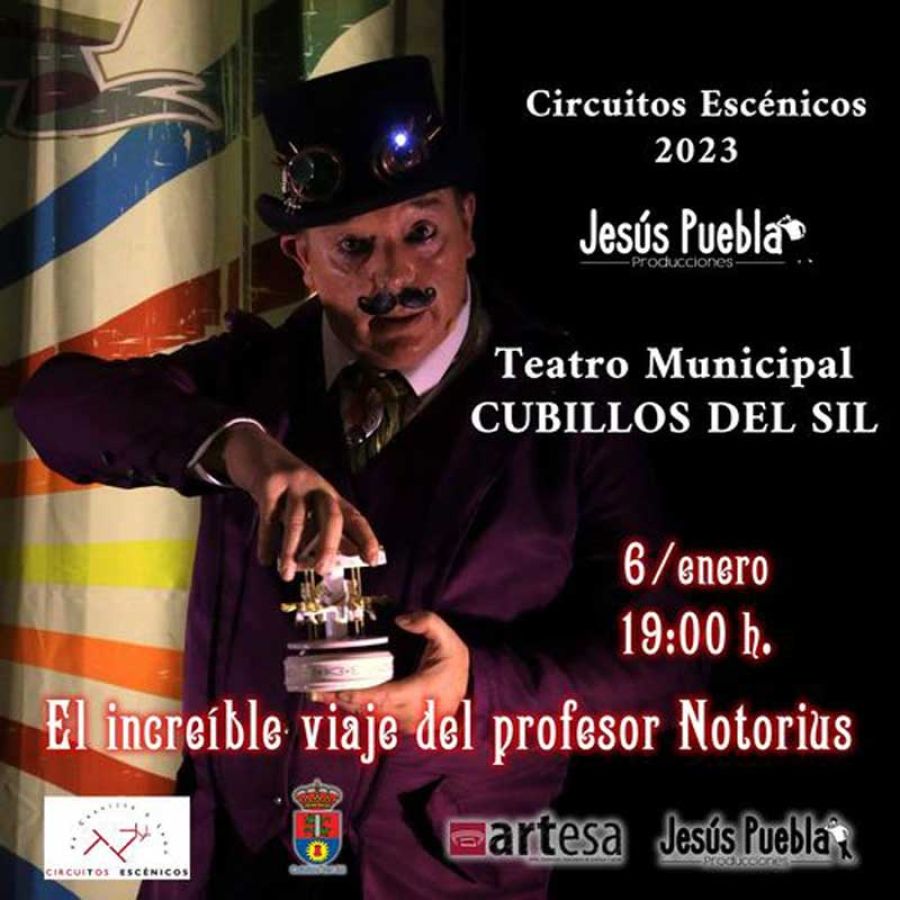 Teatro familiar | EL INCREÍBLE VIAJE DEL PROFESOR NOTORIUS