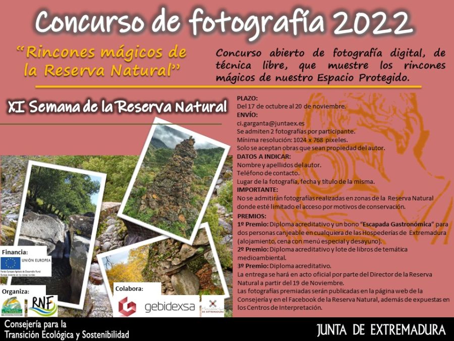 Concurso de fotografía Reserva Natural Garganta de los Infiernos