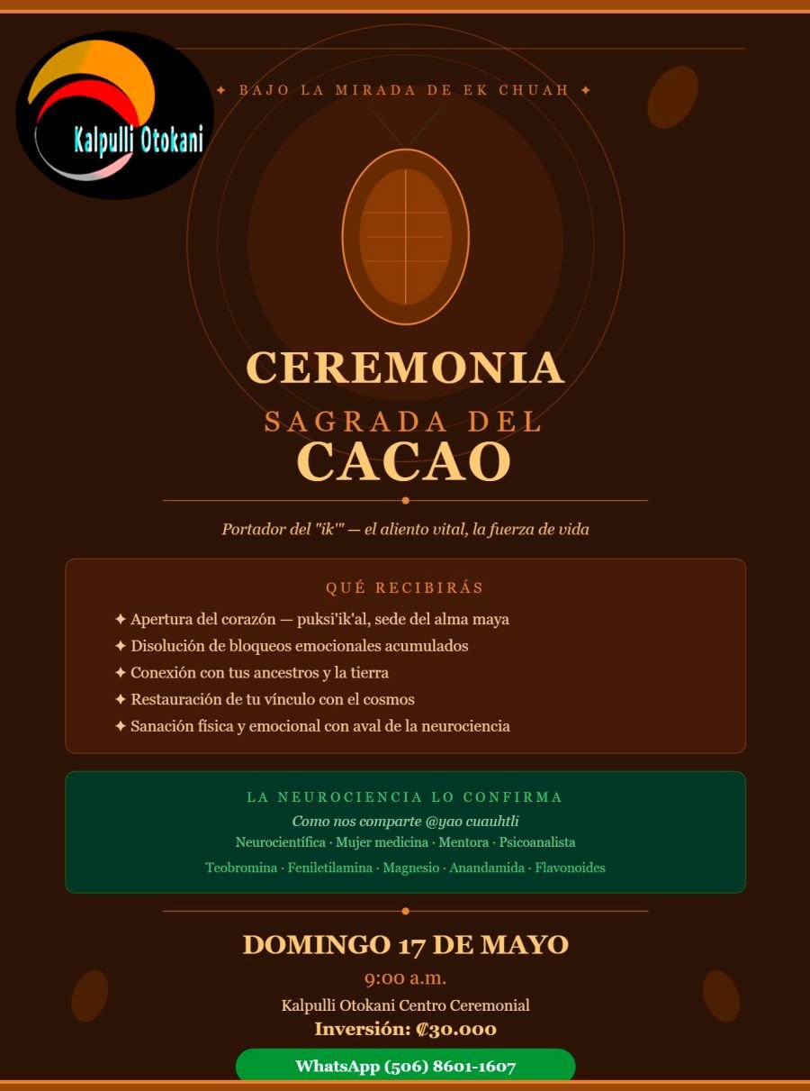 Ceremonia de Cacao