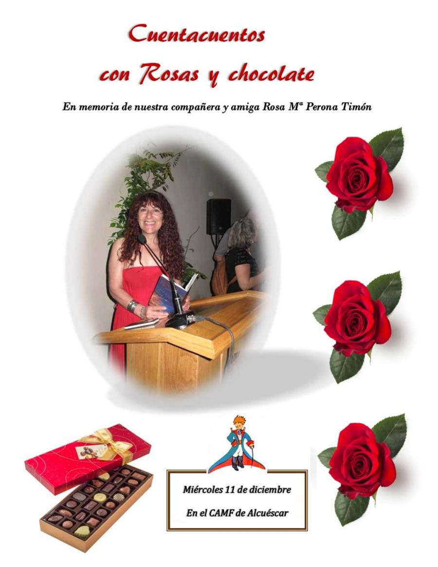 Cuenta cuentos con Rosas y Chocolate