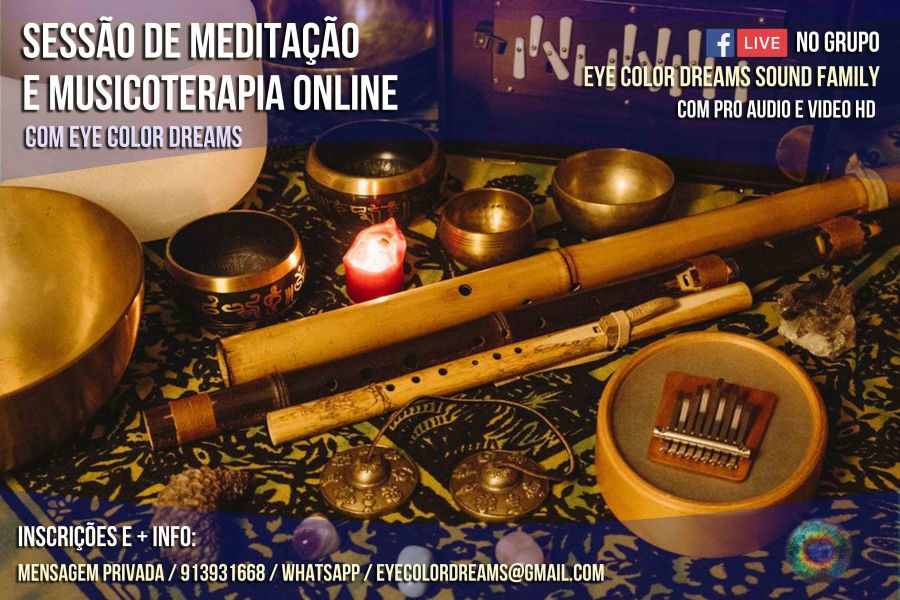 Sessão de Meditação e Musicoterapia Online