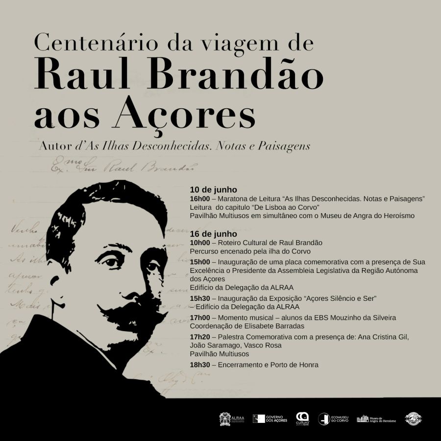 Centenário da Viagem de Raul Brandão aos Açores 