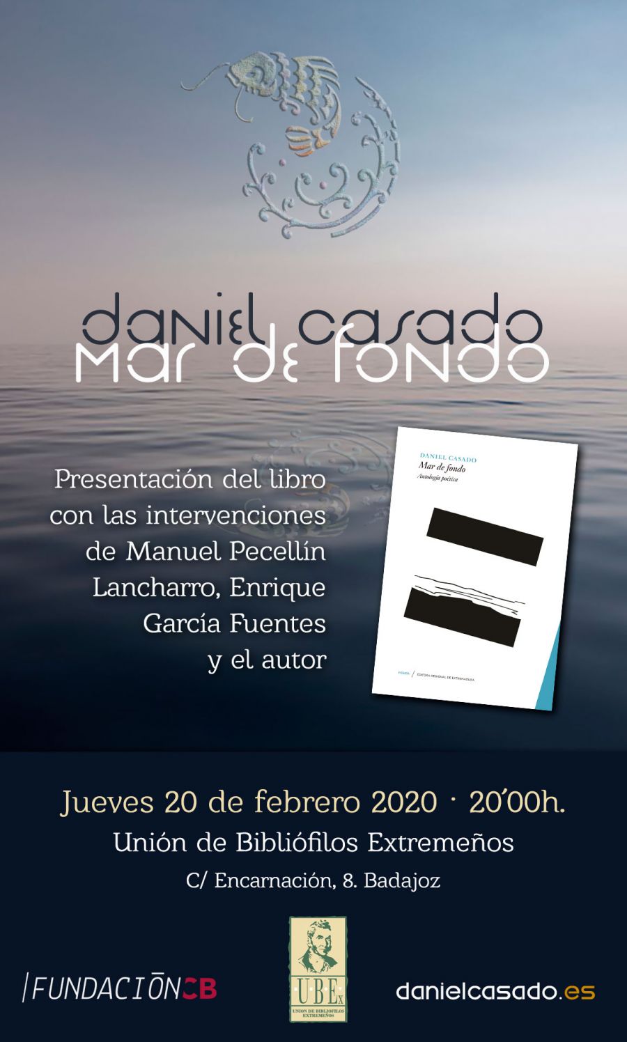 Daniel Casado presenta 'Mar de fondo' en Badajoz. 