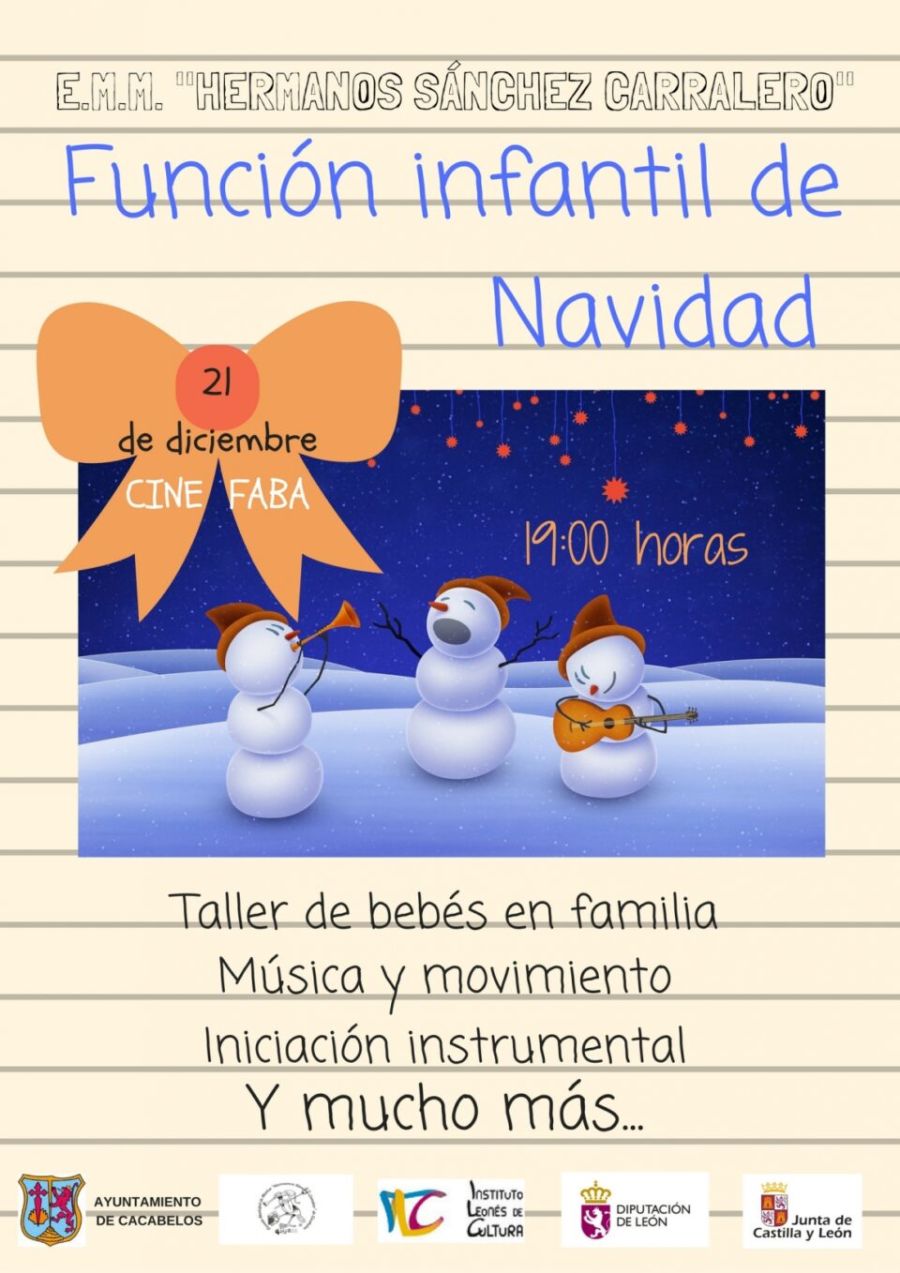 Función infantil de Navidad