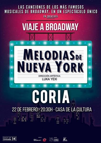 Musical 'Viaje a Broadway, Melodías de Nueva York'