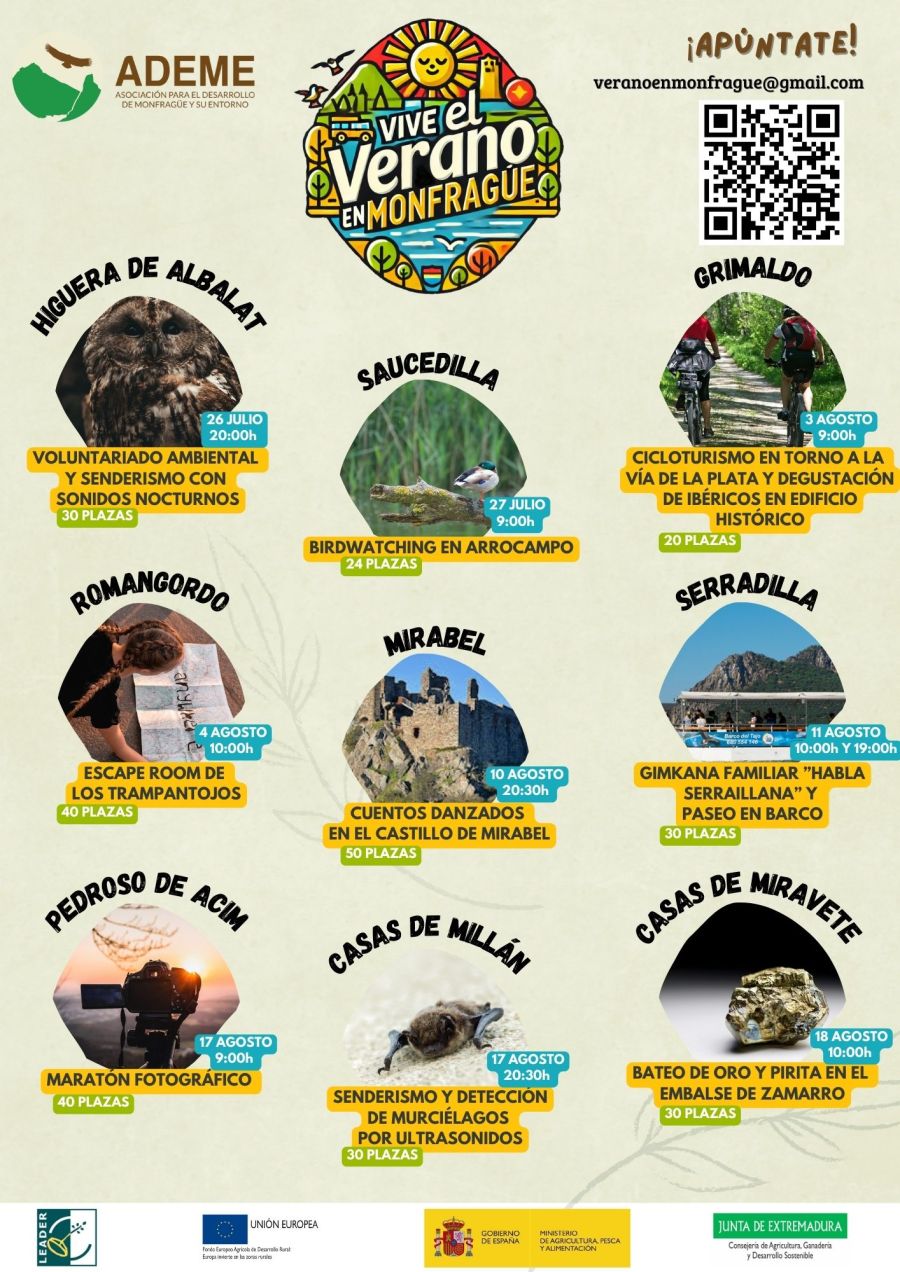 Vive el verano en Monfragüe