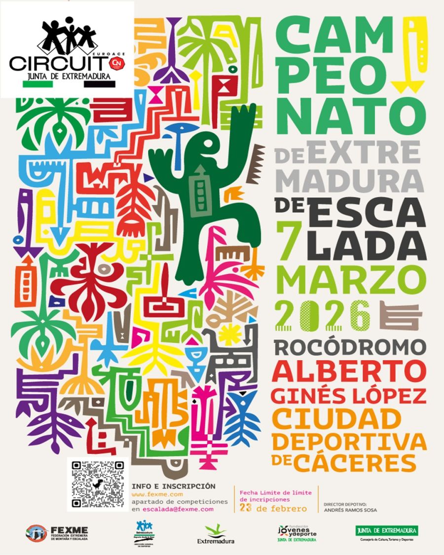 Campeonato de Extremadura de Escalada en Bloque 2026