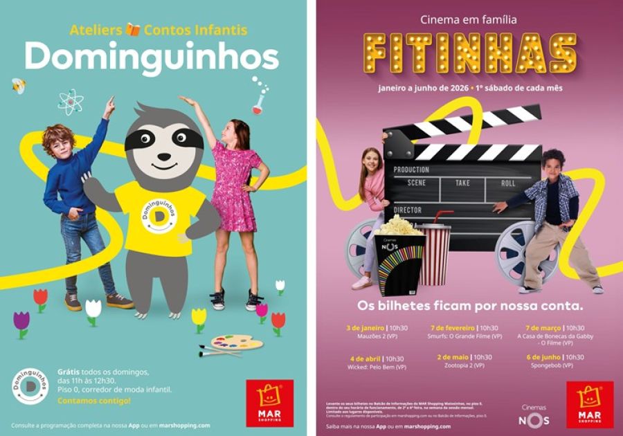 Matosinhos: 'Dominguinhos' de janeiro trazem reis, mosaicos coloridos, carimbos originais e ainda uma história que vai congelar o nariz