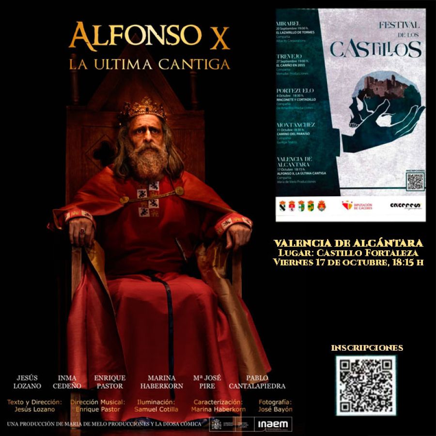 Teatro: 'Alfonso X. La última Cantiga' de la Compañía Maria de Melo Producciones