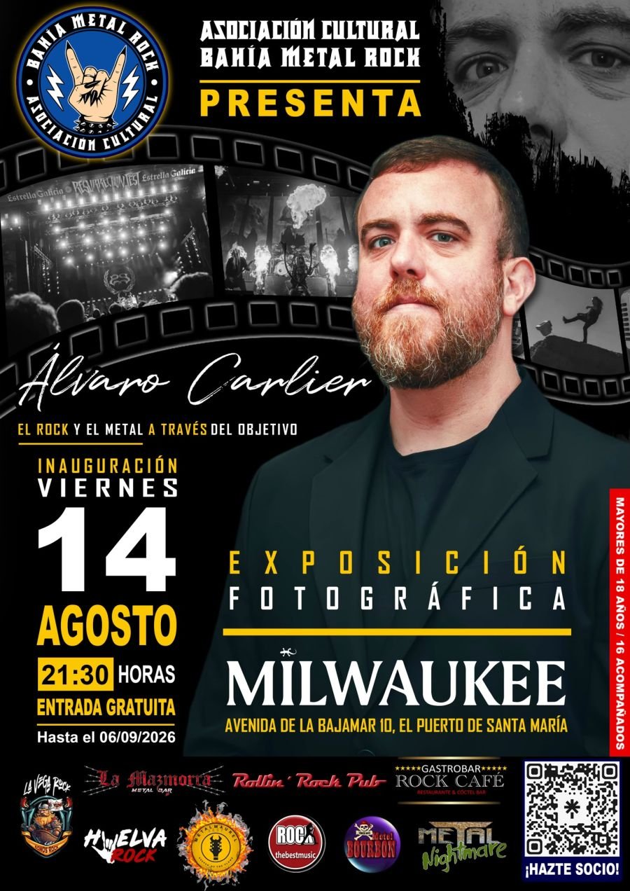 Exposición fotográfica Álvaro Carlier: El rock y el metal a través del objetivo