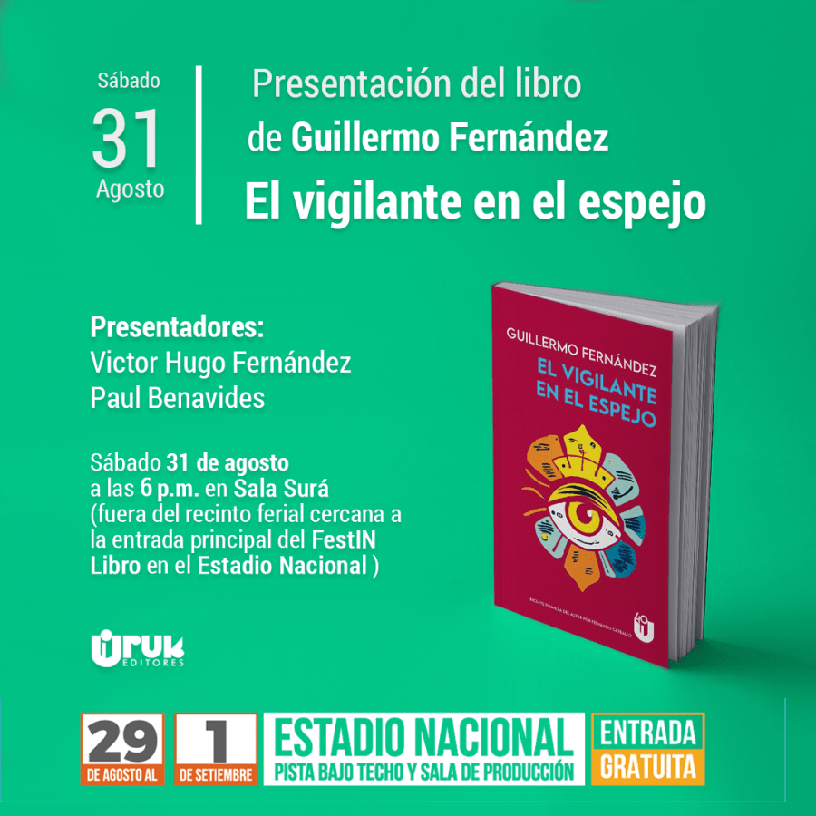 Presentación de la novela. EL vigilante en el espejo, de Guillermo Fernández