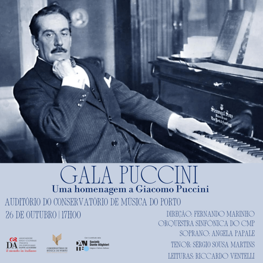 'GALA PUCCINI: uma homenagem a Giacomo Puccini' | concerto | BELLA LETTERATURA