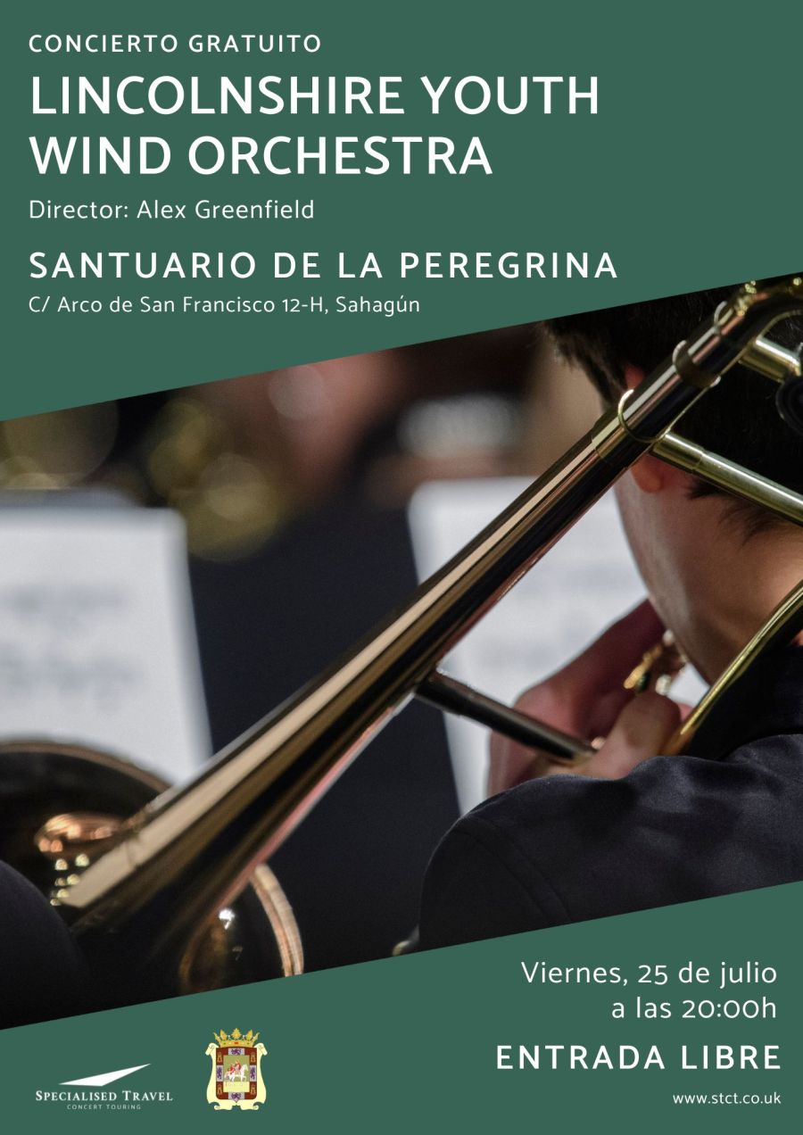 Concierto Gratuito | LINCOLNSHIRE YOUTH WIND ORCHESTRA | Sahagún