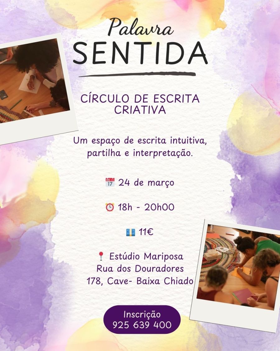 Palavra Sentida - Circulo de escrita criativa