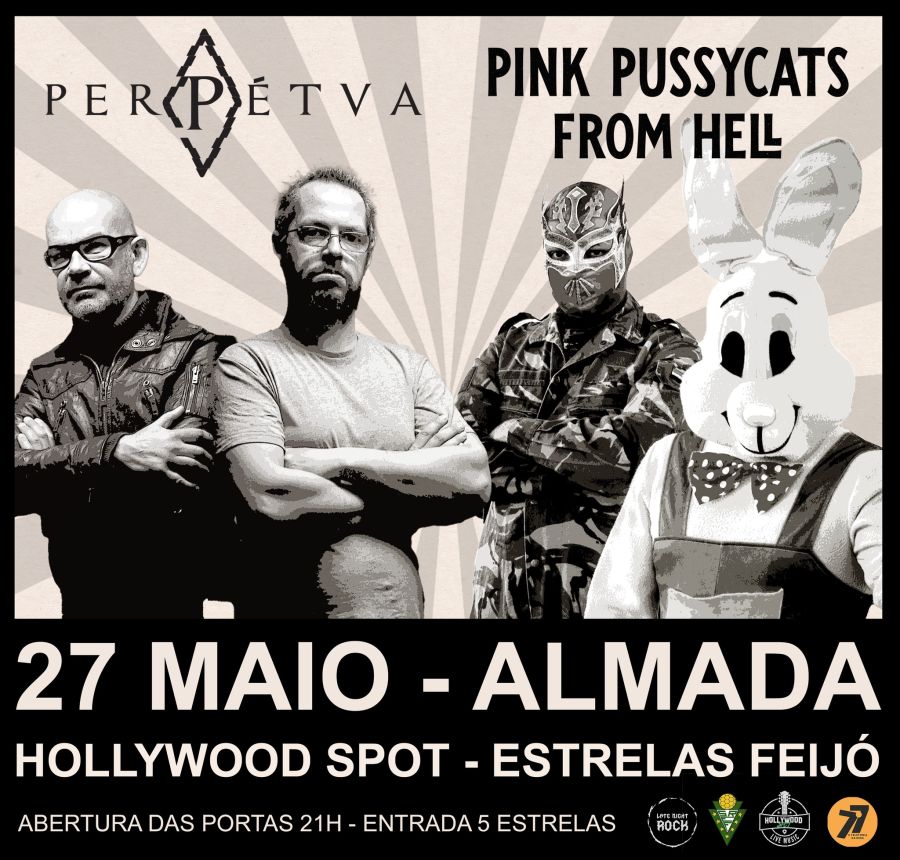Pink Pussycats From Hell e Perpétva ao vivo no Hollywood Spot - Estrelas Feijó