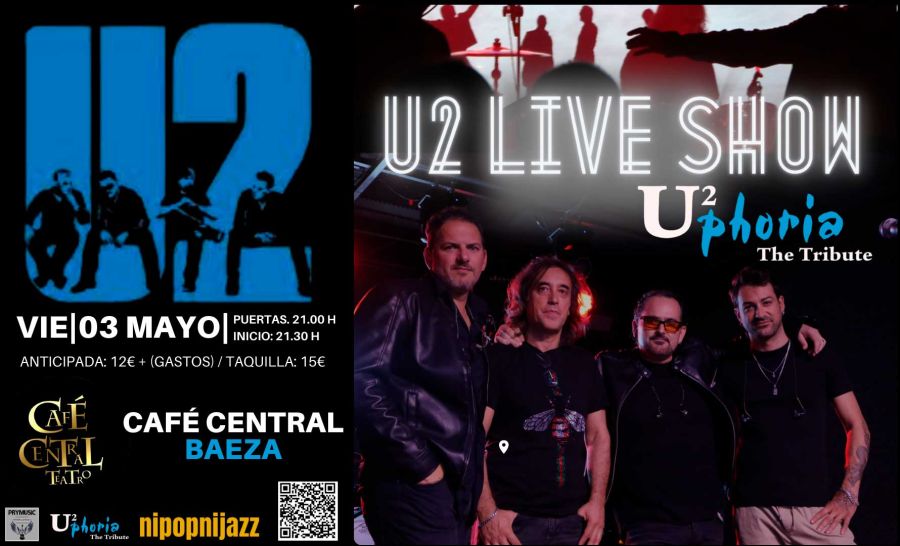 CONCIERTO | Homenaje a U2 - UPHORIA