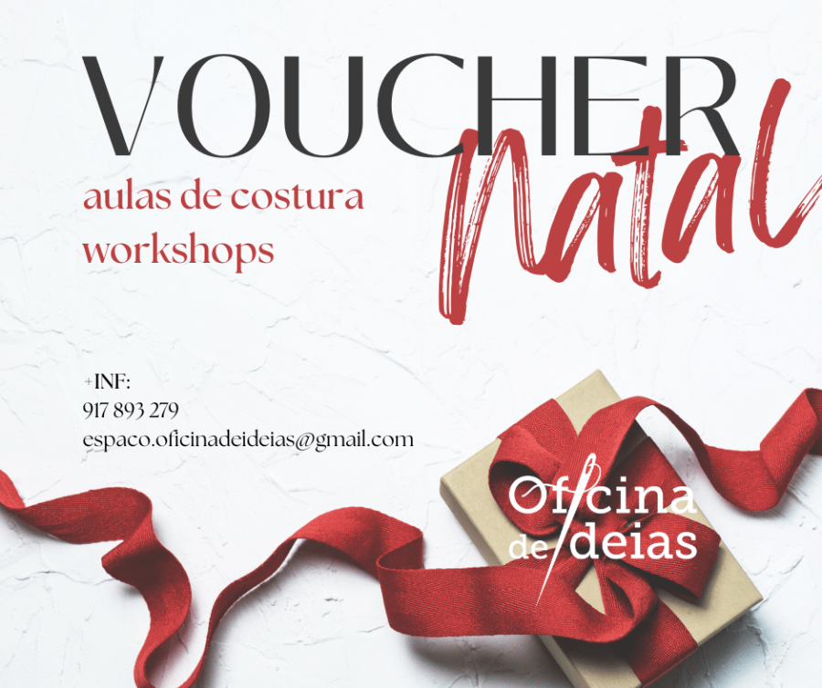 VOUCHER DE NATAL - Aulas de Costura