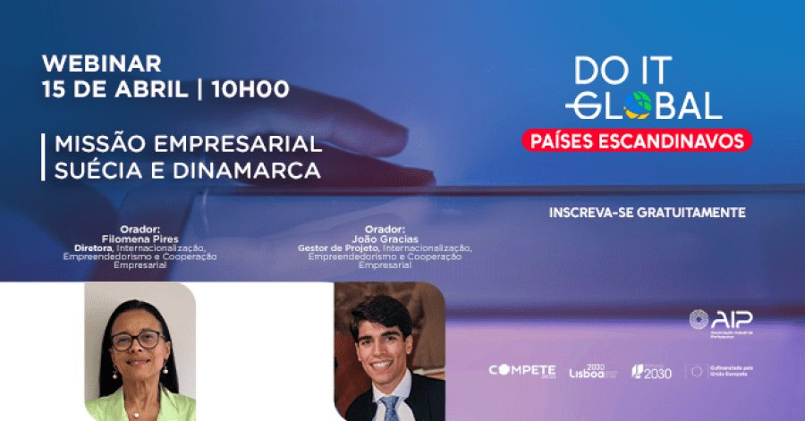 Webinar Do It Global - Missão Empresarial Suécia e Dinamarca