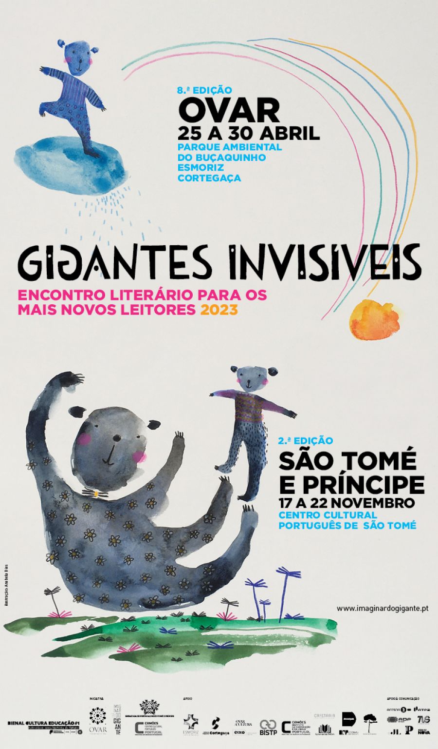 GIGANTES INVISÍVEIS - 8 encontro literário para os mais novos leitores, 2023