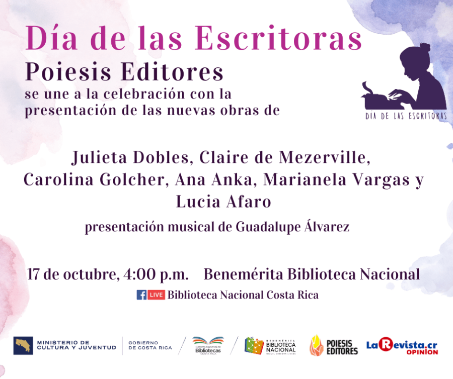 Presentación de libros publicados por Poiesis Editores. Conmemoración del Día de las Escritoras