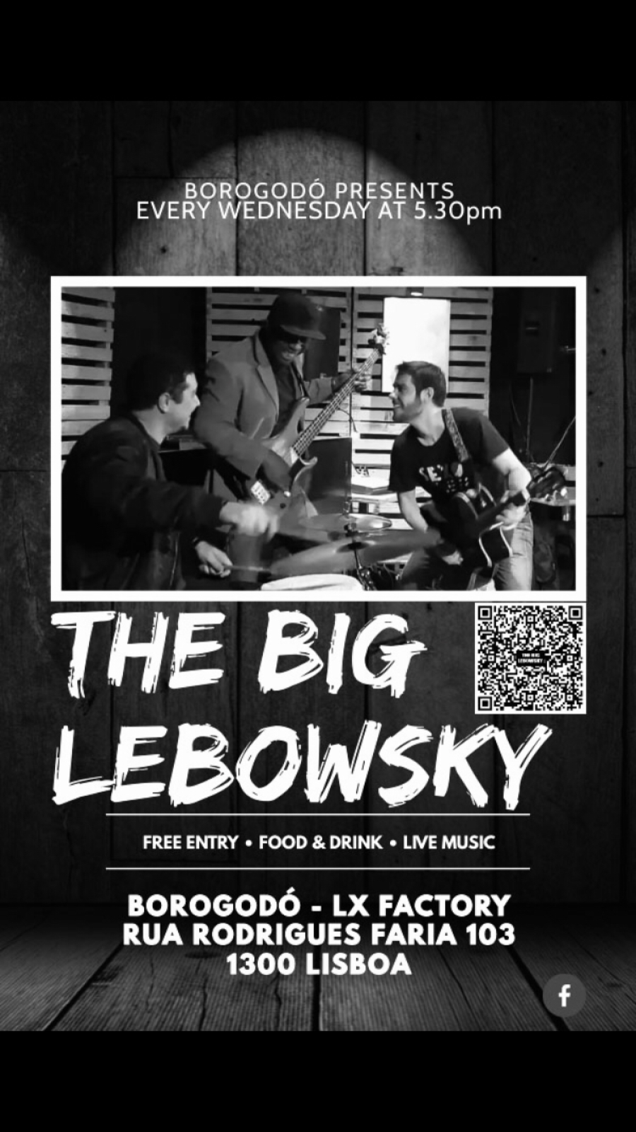 FRIDAYS LIVE MUSIC ON BOROGODÓ LX WITH THE BIG LEBOWSKY