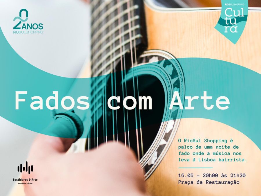Noite de fado no coração do RioSul Shopping no próximo dia 16 de maio