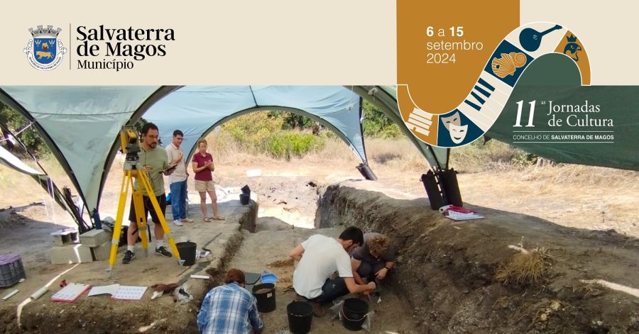 Visita às escavações arqueológicas do Concheiro Cabeço da Amoreira, Muge