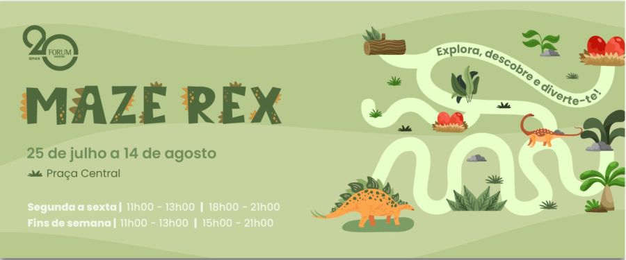 Forum Madeira traz aventura pré-histórica ao verão com Maze Rex