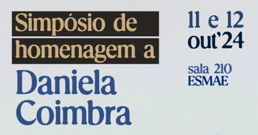 Simpósio de Homenagem a Daniela Coimbra