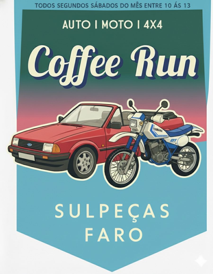 12º Coffee Run - Carros Clássicos, Raros e Motas