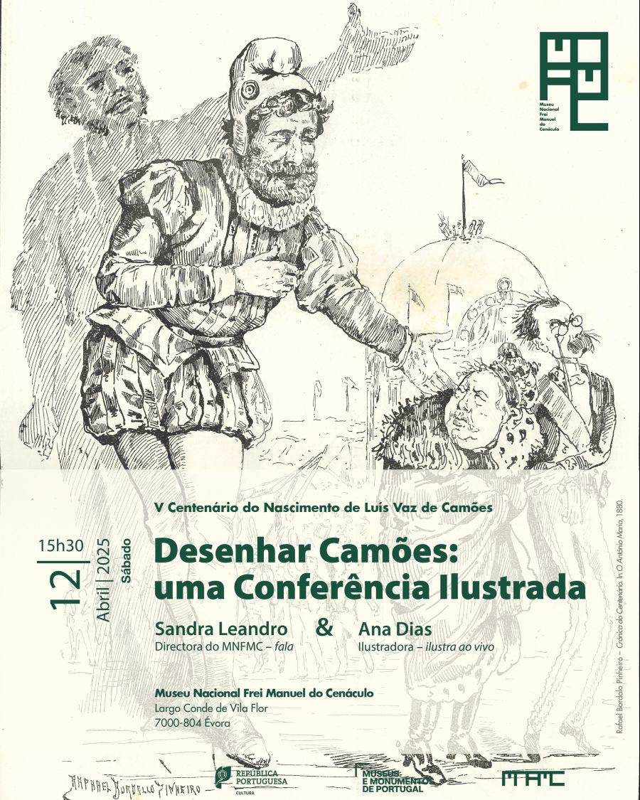 Conferência | Ilustração| Desenhar Camões: uma conferência ilustrada | V Centenário do Nascimento de Luís Vaz de Camões