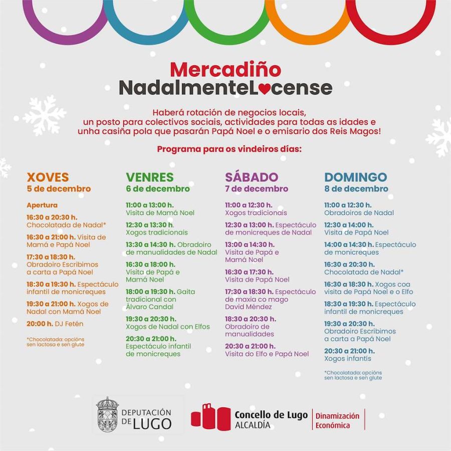 DOMINGO 8 | Mercadiño NadalmenteLucense 2024