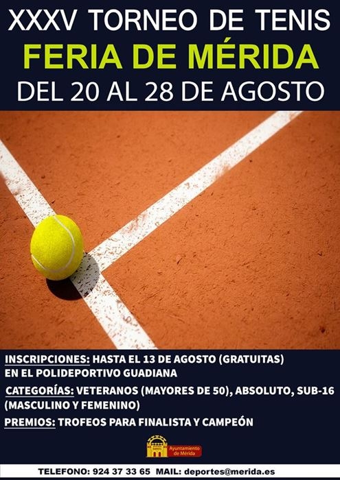 XXXV Torneo de Tenis Feria de Mérida