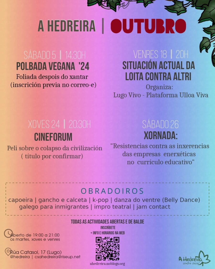 XORNADA 'Resistencias contra as inxerencias das empresas enerxéticas no currículo educativo'