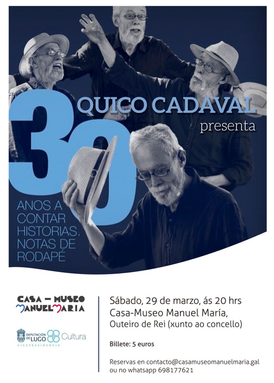 Quico Cadaval | '30 anos a contar historias. Notas de rodapé'