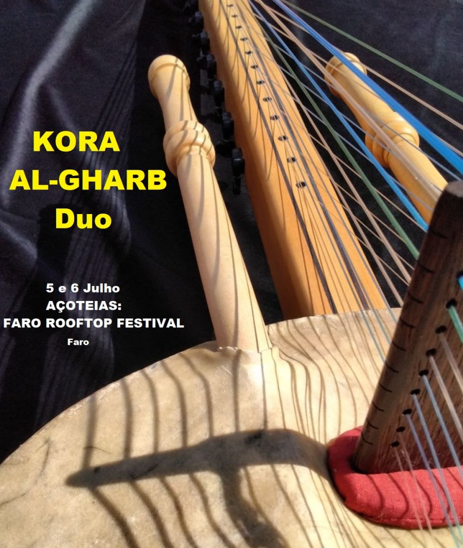 KORA AL-GHARB Duo; Açoteia Faro Rooftop Festival