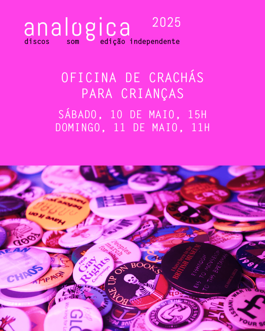 Oficina de Crachás para Crianças com Marta San