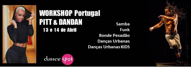 Dandan Firmo e Alex Pitt trazem Samba, Funk, Danças Urbanas e Pesadão para Lisboa