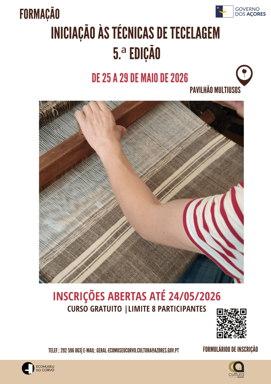 Inscrições abertas para a formação em iniciação às técnicas de tecelagem