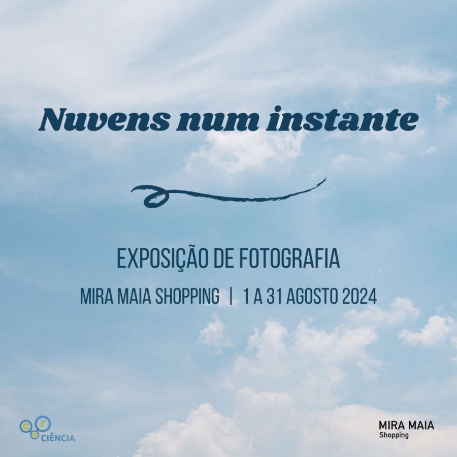 Galeria de Arte do Mira Maia Shopping é palco da exposição “Nuvens num Instante”